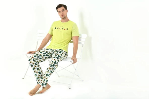 YENİ İNCİ KISA KOL ERKEK PİJAMA TAKIM EPJ795 - 3