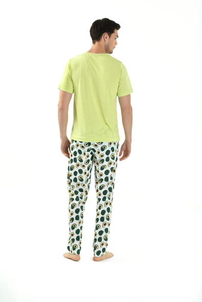 YENİ İNCİ KISA KOL ERKEK PİJAMA TAKIM EPJ795 - 2