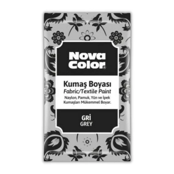 Kumaş Boyası Toz 12 gr 1 Adet Nova Color Toz Kumaş Boyası Kot Pantalon Gömlek Tişört Tekstil Kumaş Boyası 1 Adet - 2