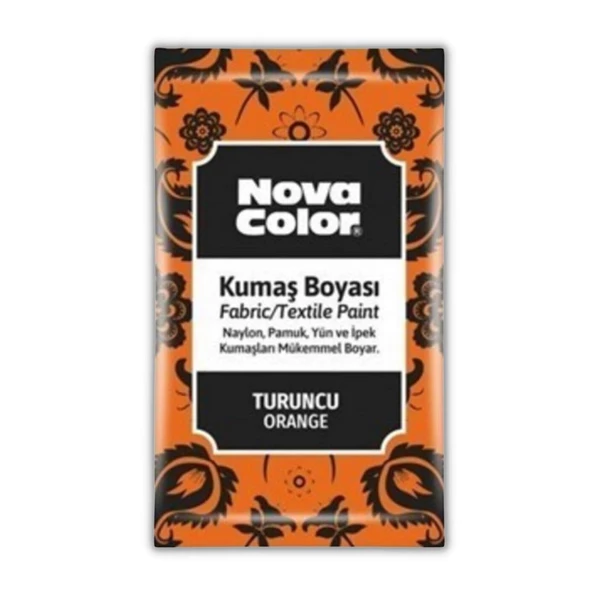 Kumaş Boyası Toz 12 gr 1 Adet Nova Color Toz Kumaş Boyası Kot Pantalon Gömlek Tişört Tekstil Kumaş Boyası 1 Adet - 9