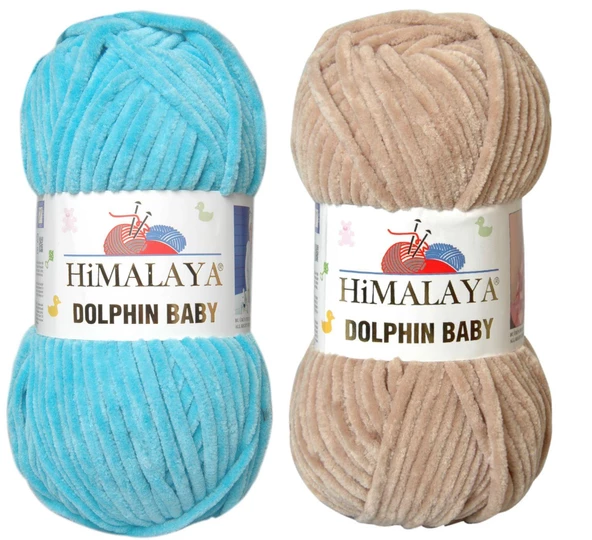 Himalaya Dolphin Baby Kadife İp El Örgü Yünü