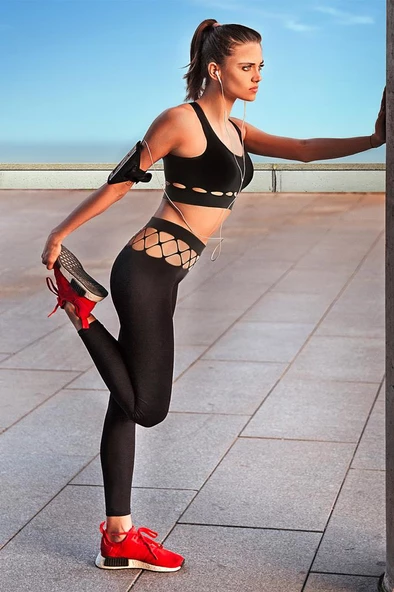 MioFit Fishnet Seamless Spor Tayt