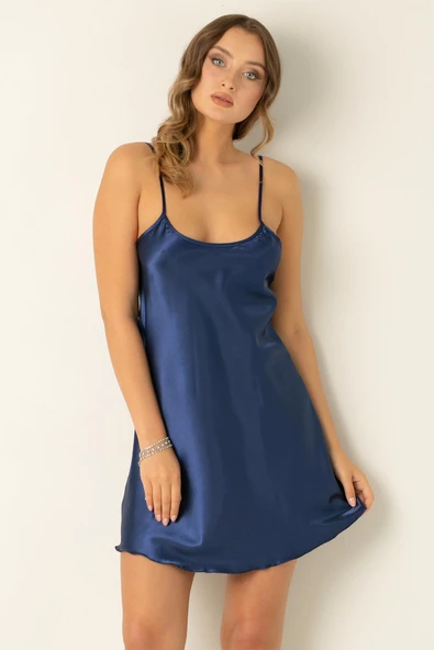 DoReMi Saten Mini Askılı Gecelik - 2