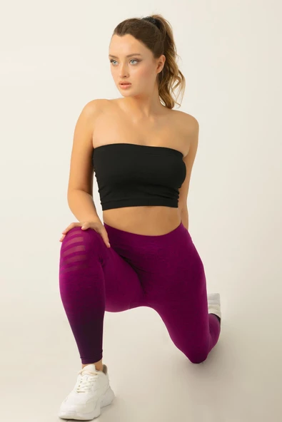 MioFit Macrophylla Yüksek Bel Toparlayıcı Seamless Spor Tayt - 3