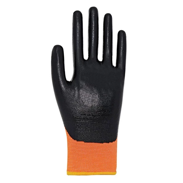 Handy HN-16 Nitril Kaplama Sanayi Usta Eldiveni Koruyucu Eldiven - 7