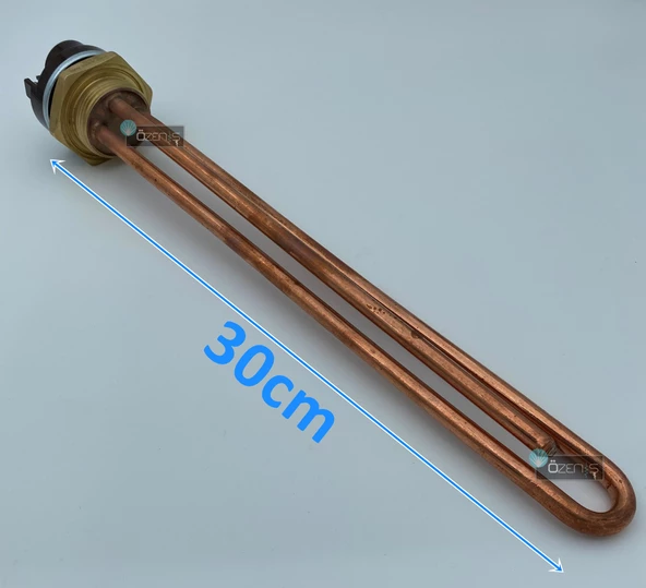 Bakır İtalyan Gün Isı Güneş Enerjisi Rezistansı Kapaksız Termostatsız - 2