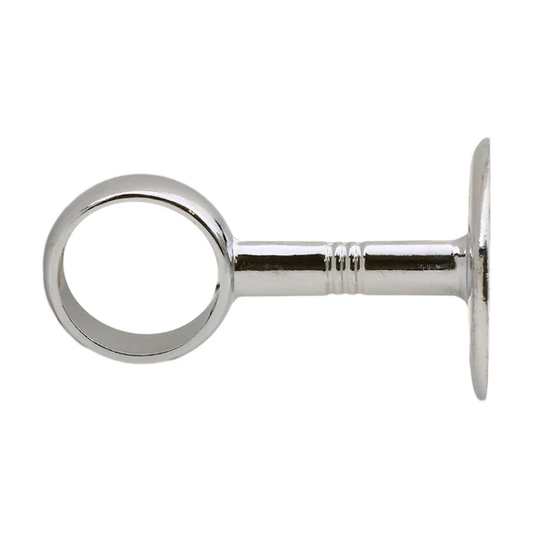 Askı Flanşı Açık Ağız Daire Dolap Elbise Askı Aparatı Boru Tutucu (2 ADET) - Resim 4