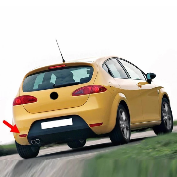 Seat Leon 2 FR 2006-2009 Arka Tampon Sol Alt Köşe Reflektörü 1P0945105E