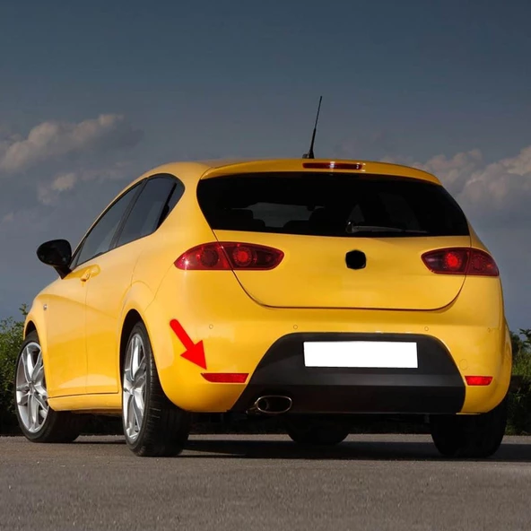 Seat Leon 2 Cupra 2010-2012 Arka Tampon Sol Alt Köşe Reflektörü 1P0945105E