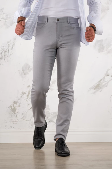 APARTRO REGULAR FİT MEVSİMLİK 5 CEP ERKEK GABARDİN PANTOLON - Resim 3