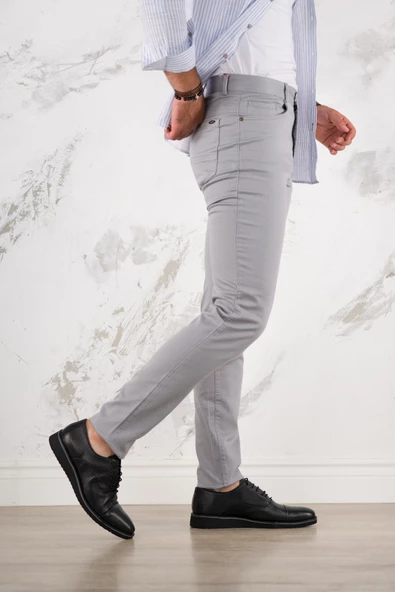 APARTRO REGULAR FİT MEVSİMLİK 5 CEP ERKEK GABARDİN PANTOLON - Resim 2