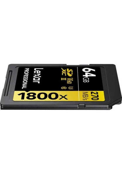 Lexar 64 GB Gold Series 1800x SDXC Class 10 UHS-II Hafıza Kartı - 4