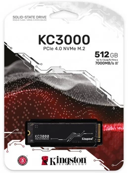 512GB KINGSTON KC3000 M.2 NVMe PCIe 4.0 SKC3000S/512G 7000/3900MB/s