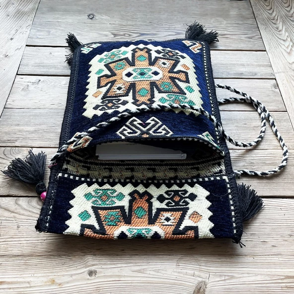 Shark Anatolia Heybe Çanta Lacivert - 6