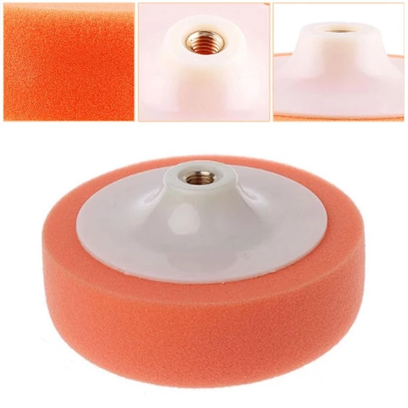 Rodex Pasta Cila Polisaj Süngeri Zımpara Tabanlı Turuncu 180 mm - 2