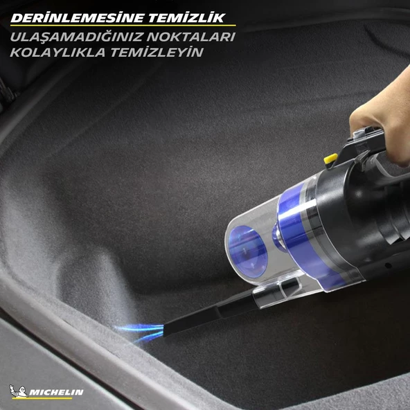 Michelin MC33375 12Volt/150Watt Araç Süpürgesi + 4 Parça Aksesuar Seti - 2