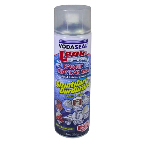 Leak Fix Su Sızdırmaz Sprey Şeffaf 396 Gr +Akfix A104 Etiket Sökücü Yapışkan Sökücü Sprey 200 ml - 2