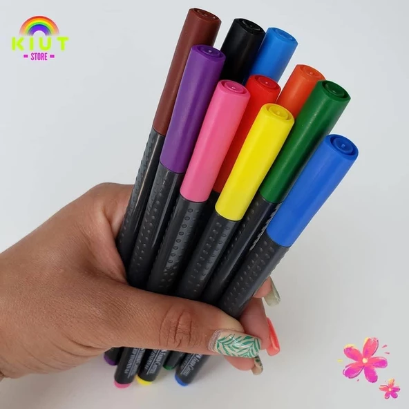 Faber-Castell Grip Finepen Fineliner 0.4 Keçe Uçlu Kalem - 3