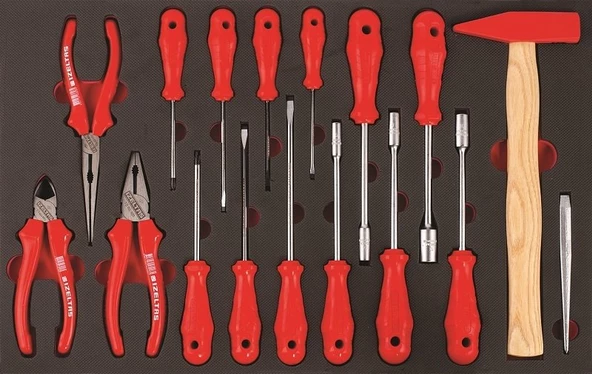 İzeltaş 8235 Takım Dolabı 5 Çekmeceli 121 Parça partner - 3