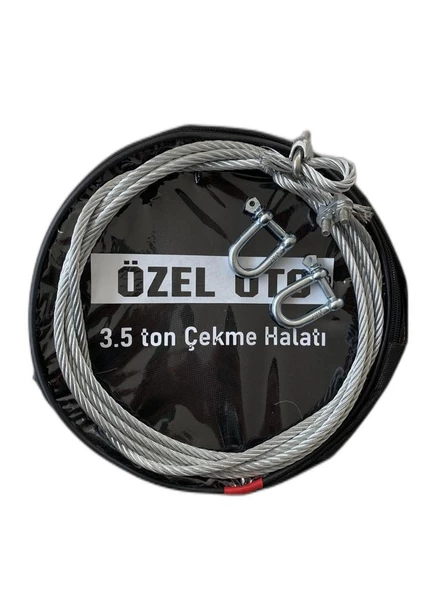 Çeki Halatı Çelik Izoleli Oto Çekme Halatı 3.5 Ton