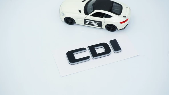 DK Tuning CDi Bagaj Gri Siyah ABS Yazı Logo Benz İle Uyumlu - 3