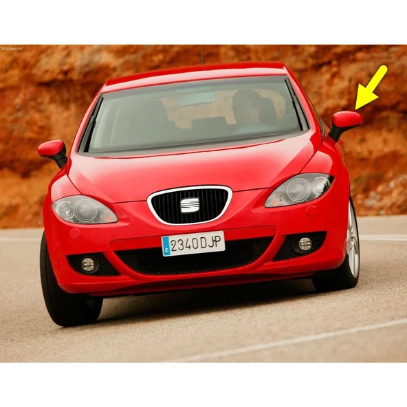 Seat Leon MK2 2006-2009 Sol Yan Dış Dikiz Aynası Üst Kapağı 1P0857537