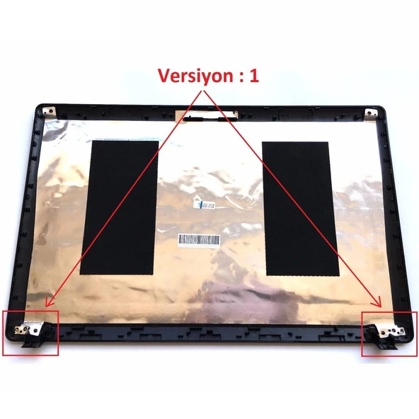 Lenovo G580, G585 Notebook Lcd Back Cover - Siyah - Ver.1