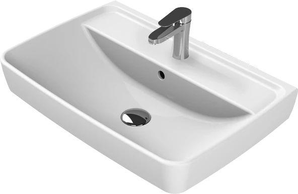 Turkuaz Cerastyle Duru Etajer Uyumlu Lavabo 60x40 cm - 2