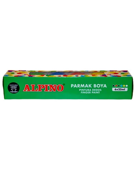 Alpino 6 Renk Parmak Boyası 6x25ml