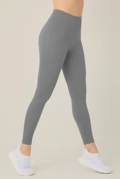 DoReMi Seamless Dikişsiz Örme Yüksek Bel Sporcu Tayt - 5