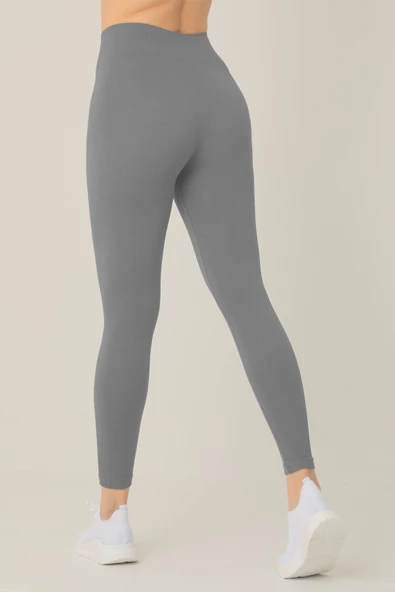 DoReMi Seamless Dikişsiz Örme Yüksek Bel Sporcu Tayt - 4