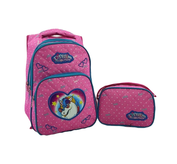 Waddell Benekli Little Dream İlkokul Sırt ve Beslenme Çantası 5004