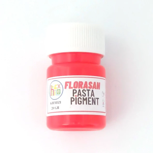 EPOKSİ REÇİNE FLORASAN PASTA PİGMENT NEON PİGMENT KIRMIZI RENK 20 GR