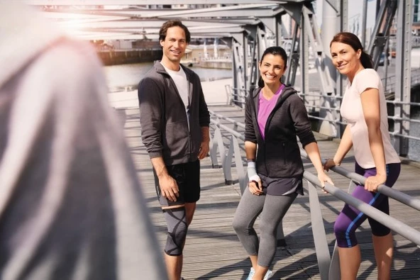 Actimove Genumotion Örgü Yüksek Kalite Diz Desteği Charcoal - 3