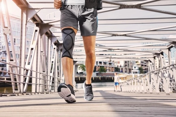 Actimove Genumotion Örgü Yüksek Kalite Diz Desteği Charcoal - 5