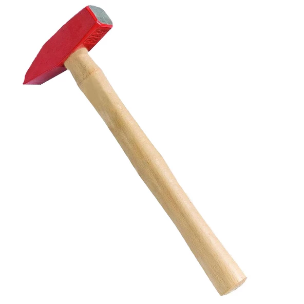 Ahşap Saplı Çekiç Kırmızı 200 Gram - Resim 5