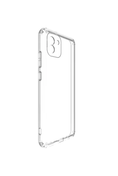 Samsung Galaxy A03 Kamera Korumalı Şeffaf Silikon Rubber Kılıf Arka Kapak - Resim 4