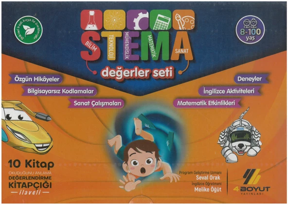 4 Boyut Stem+ A İçeren Bilgisayarsız Kodlama Ve Sanat Destekli Değerler Seti
