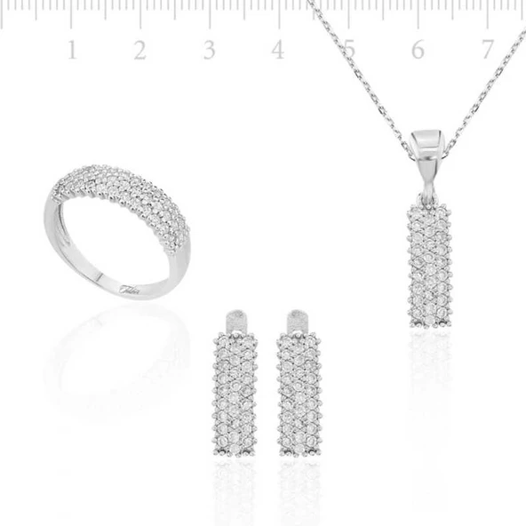 Gümüş Su Yolu Bayan Set - Resim 2