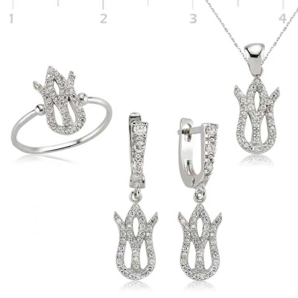 Gümüş Lale Bayan Set - 2
