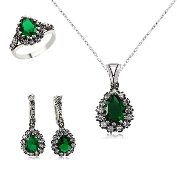 Gümüş Hürrem Sultan Bayan Set - 3