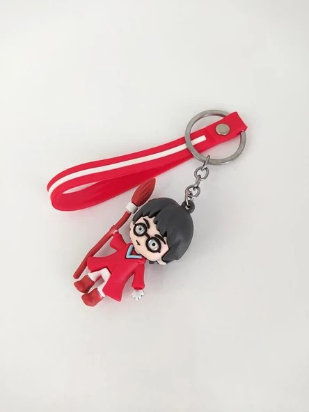 Harry Potter Anime Figür Karakter Silikon Anahtarlık Çanta Süsü - 2