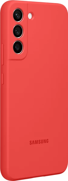Samsung Galaxy S22+ Plus Silikon Kılıf, Kırmızı S22+ Silicone Cover EF-PS906 - 3