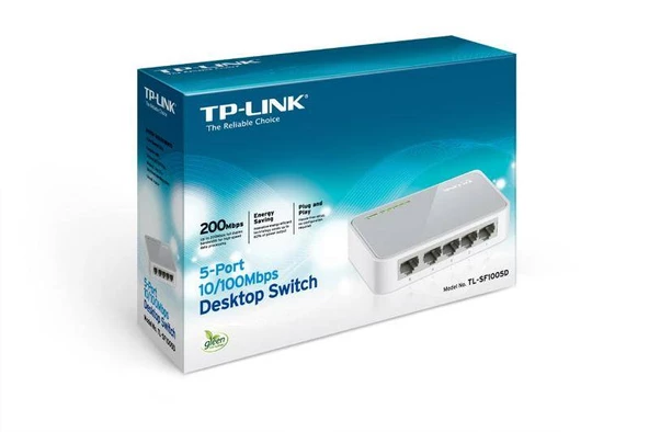 TP-LINK TL-SF1005D 5 PORT 10/100 MASAÜSTÜ SWITCH - 3