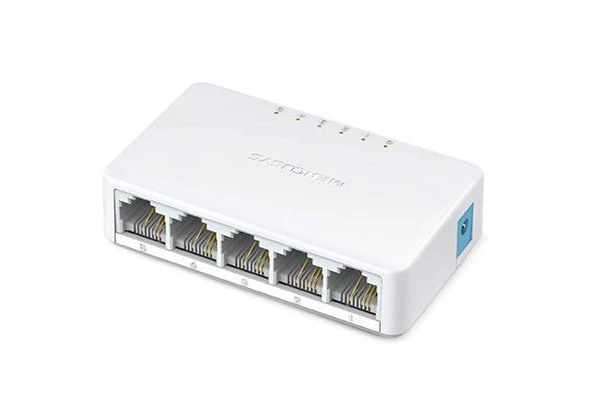 TP-LINK MERCUSYS MS105 5 PORT 10/100 MASAÜSTÜ SWITCH (YÖNETİLEMEZ)