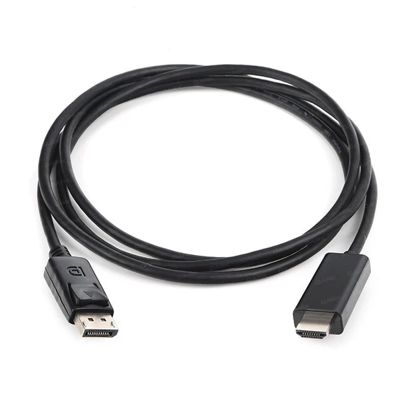 DARK 4K Destekli 1.8 Metre DisplayPort - HDMI Kablo DK-CB-DPXHDMIL184K