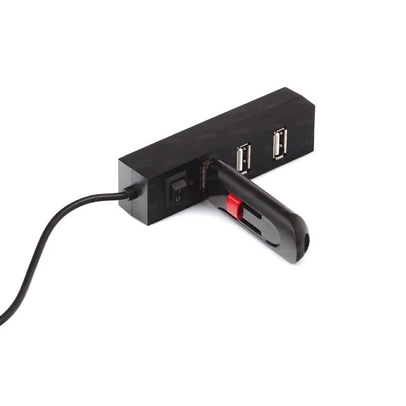 DARK Connect Master ,4 Port USB Hub ,On-Off düğmeli DK-AC-USB241 - 2