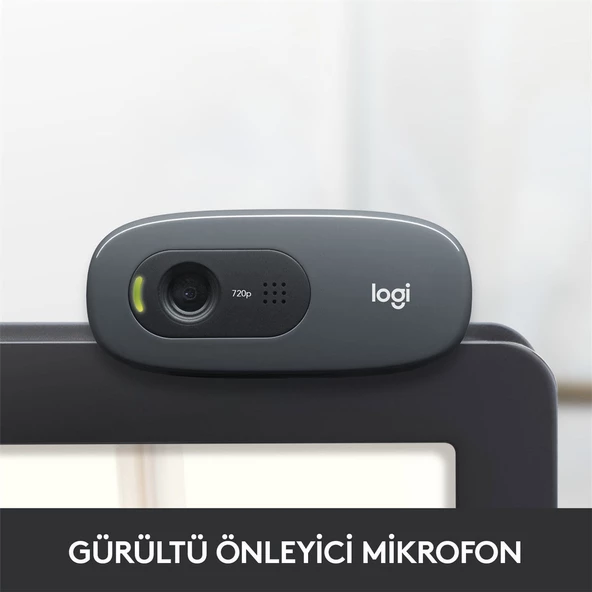 LOGITECH C270 HD WEBCAM-SİYAH 960-001063 - 2