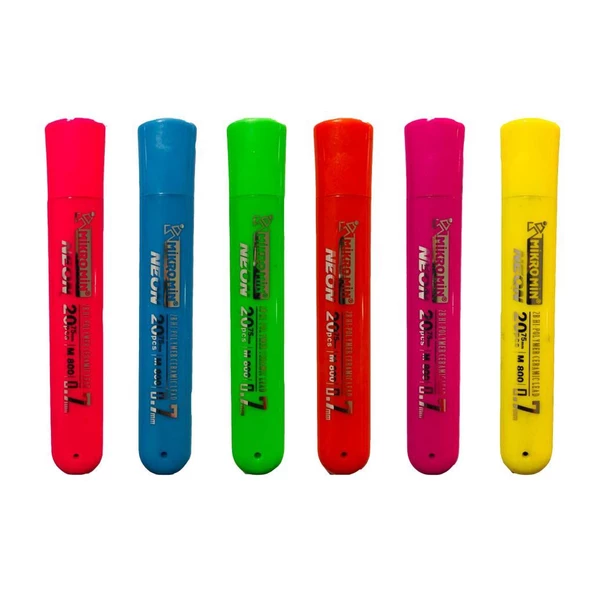 Mikro 0.7 Mm Uç Neon Kutu 6'lı - 1