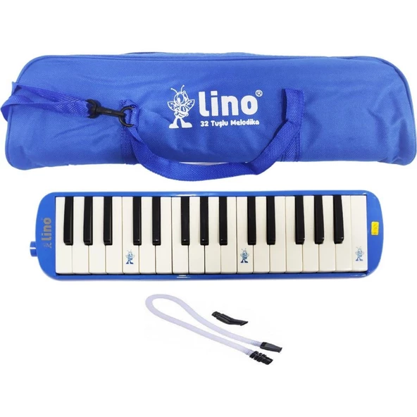 Lino 32K Bez Çantalı Melodika Mavi